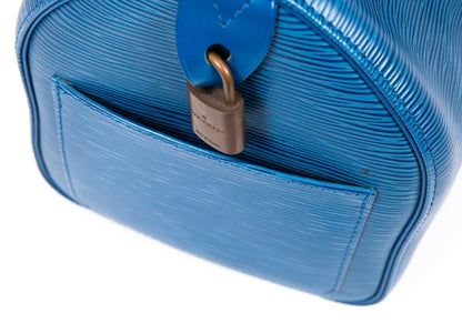 Louis Vuitton Epi Speedy 30 Bag Blue