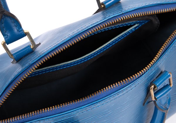 Louis Vuitton Epi Speedy 30 Bag Blue