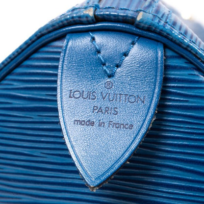 Louis Vuitton Epi Speedy 30 Bag Blue