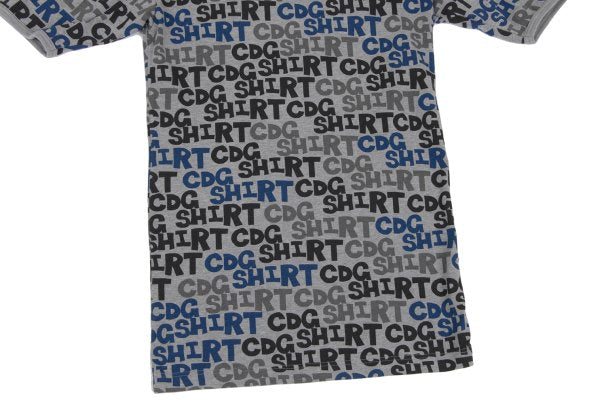 COMME des GARCONS SHIRT Logo Print T-Shirt Gray Size S