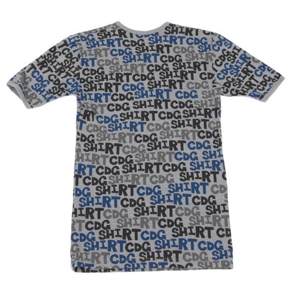 COMME des GARCONS SHIRT Logo Print T-Shirt Gray Size S