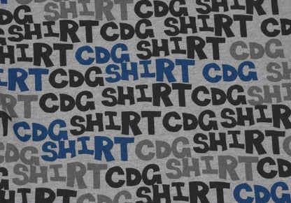 COMME des GARCONS SHIRT Logo Print T-Shirt Gray Size S