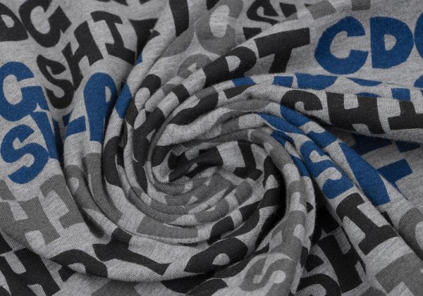 COMME des GARCONS SHIRT Logo Print T-Shirt Gray Size S