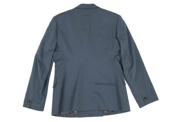 Jean Paul GAULTIER FEMME Kanji Lining Gray Blue Jacket Size 42