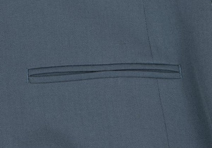 Jean Paul GAULTIER FEMME Kanji Lining Gray Blue Jacket Size 42