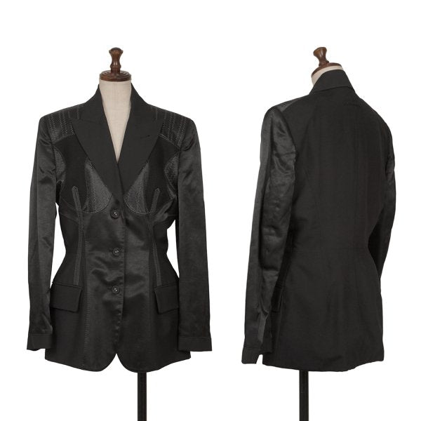 Jean Paul GAULTIER FEMME Inside-Out Jacket Black Size 40