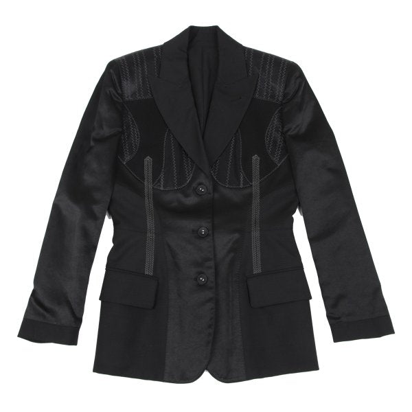 Jean Paul GAULTIER FEMME Inside-Out Jacket Black Size 40