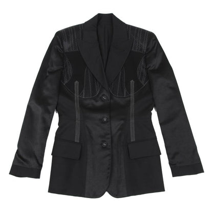 Jean Paul GAULTIER FEMME Inside-Out Jacket Black Size 40