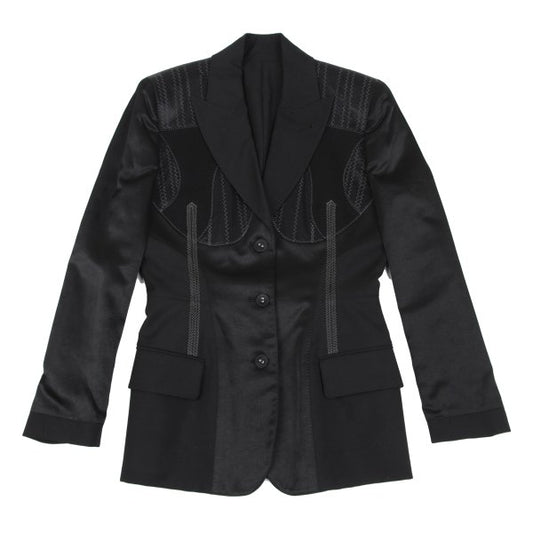 Jean Paul GAULTIER FEMME Inside-Out Jacket Black Size 40