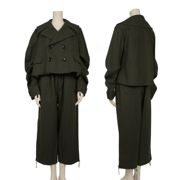tricot COMME des GARCONS Wool Blend Pants Khaki Size M