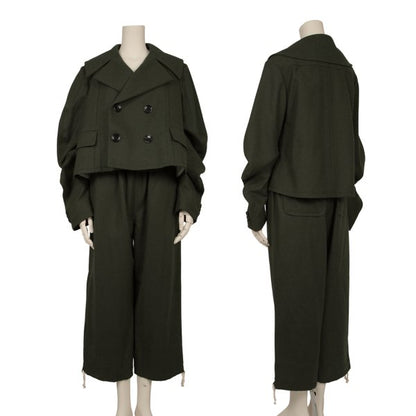 tricot COMME des GARCONS Wool Blend Pants Khaki Size M
