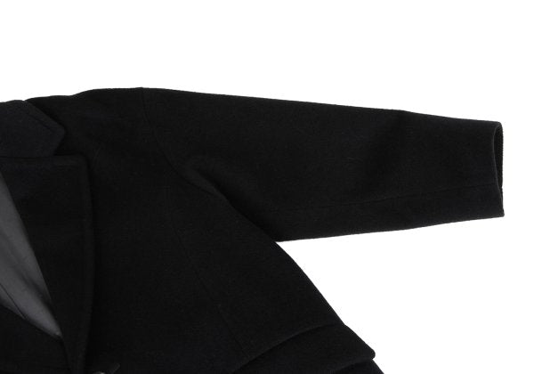 COMME des GARCONS Brushed Wool Coat Black Size S