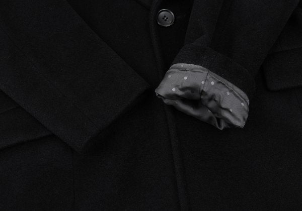 COMME des GARCONS Brushed Wool Coat Black Size S
