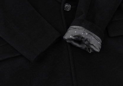 COMME des GARCONS Brushed Wool Coat Black Size S
