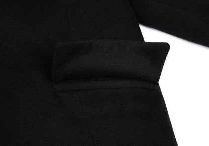 COMME des GARCONS Brushed Wool Coat Black Size S