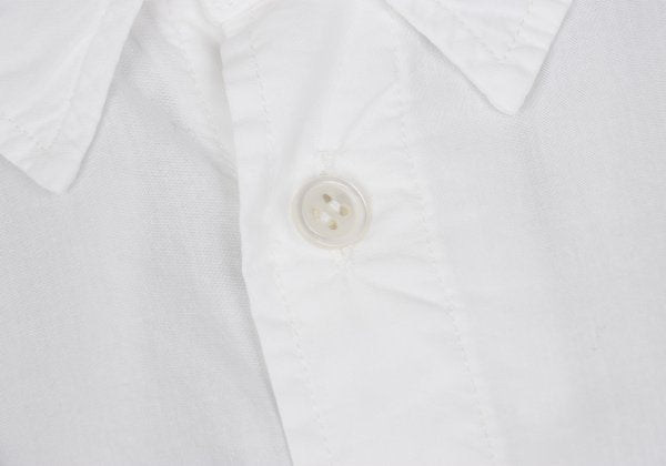 zucca Cotton Lyocell Shirt Dress White Size M