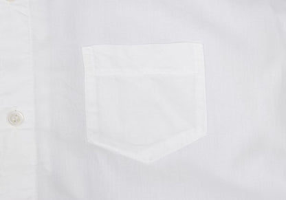 zucca Cotton Lyocell Shirt Dress White Size M