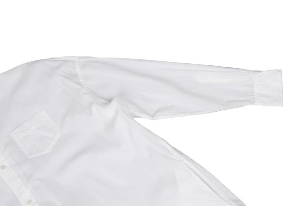 zucca Cotton Lyocell Shirt Dress White Size M
