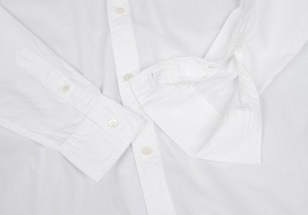 zucca Cotton Lyocell Shirt Dress White Size M