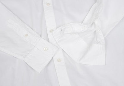 zucca Cotton Lyocell Shirt Dress White Size M