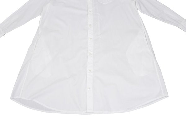 zucca Cotton Lyocell Shirt Dress White Size M