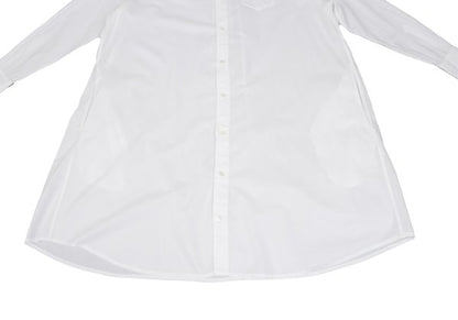 zucca Cotton Lyocell Shirt Dress White Size M