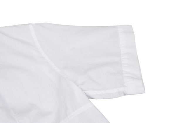 zucca dayz White Cotton Half-Zip Short Sleeve Dress Size M