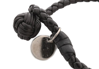 BOTTEGA VENETA Intrecciato Bracelet Black