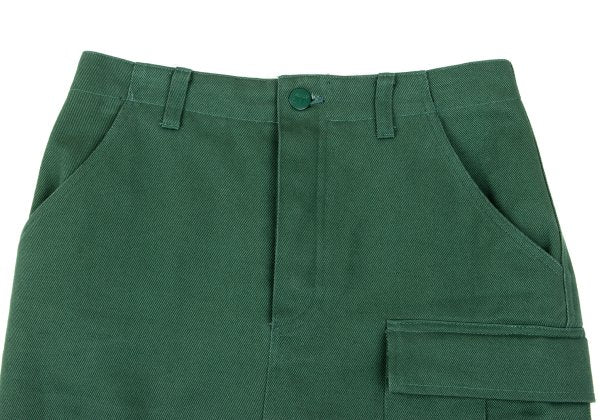 JUNIOR GAULTIER Cotton Flap Pocket Midi Skirt Size 42