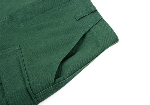 JUNIOR GAULTIER Cotton Flap Pocket Midi Skirt Size 42