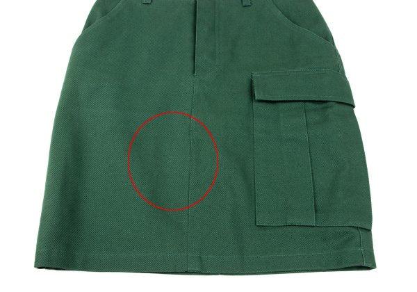 JUNIOR GAULTIER Cotton Flap Pocket Midi Skirt Size 42