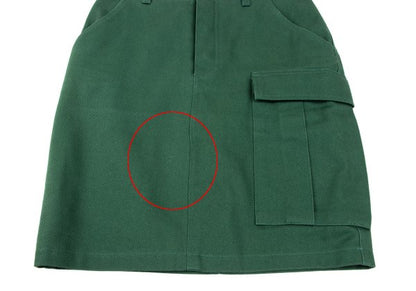 JUNIOR GAULTIER Cotton Flap Pocket Midi Skirt Size 42