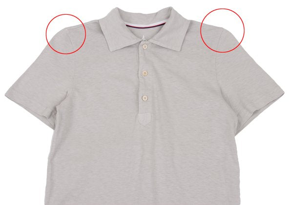 45rpm Cotton Polo Shirt Gray Size 2