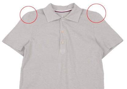 45rpm Cotton Polo Shirt Gray Size 2