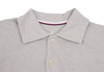 45rpm Cotton Polo Shirt Gray Size 2