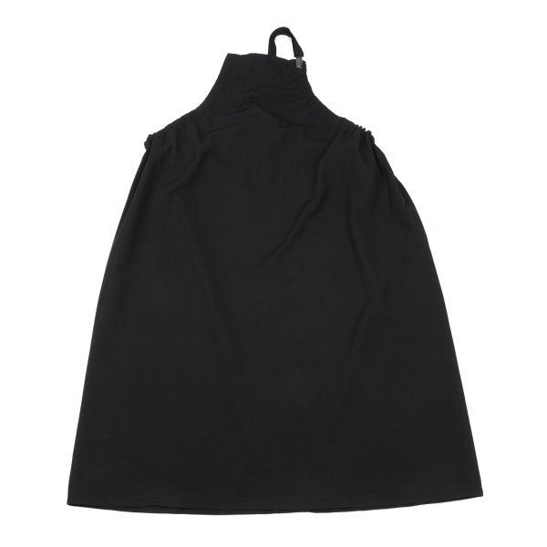 Y's Wool Gabardine Suspender Strap Dress Black Size 3