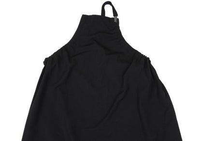 Y's Wool Gabardine Suspender Strap Dress Black Size 3