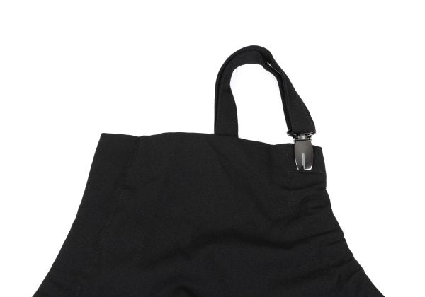 Y's Wool Gabardine Suspender Strap Dress Black Size 3