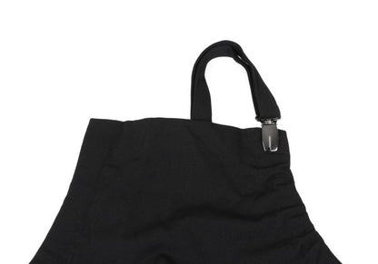 Y's Wool Gabardine Suspender Strap Dress Black Size 3