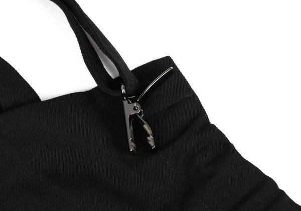 Y's Wool Gabardine Suspender Strap Dress Black Size 3