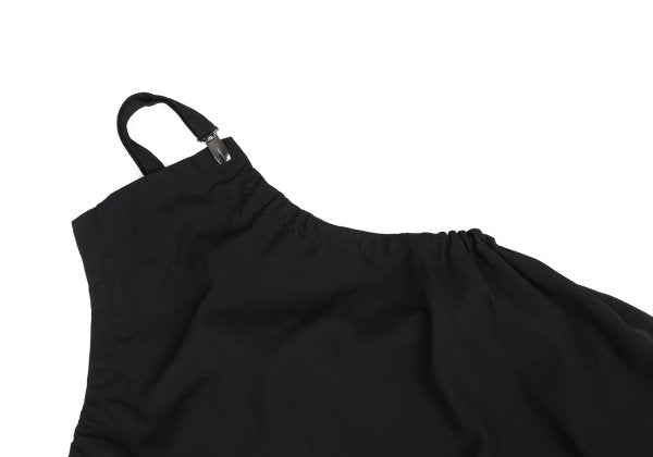 Y's Wool Gabardine Suspender Strap Dress Black Size 3