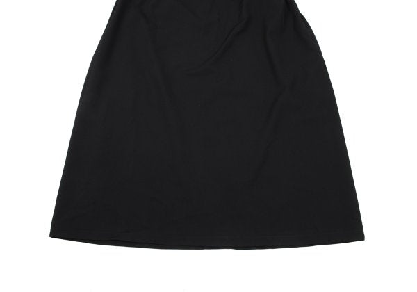 Y's Wool Gabardine Suspender Strap Dress Black Size 3
