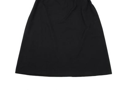 Y's Wool Gabardine Suspender Strap Dress Black Size 3