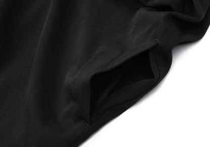 Y's Wool Gabardine Suspender Strap Dress Black Size 3