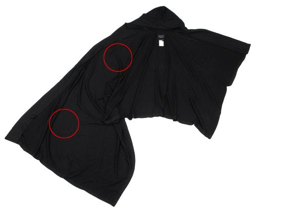 REGULATION YOHJI YAMAMOTO Asymmetric Poncho Black Size 2