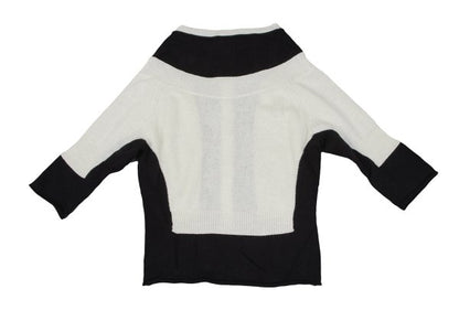 Yohji Yamamoto FEMME Paste Two-Tone Cardigan Black Size 2