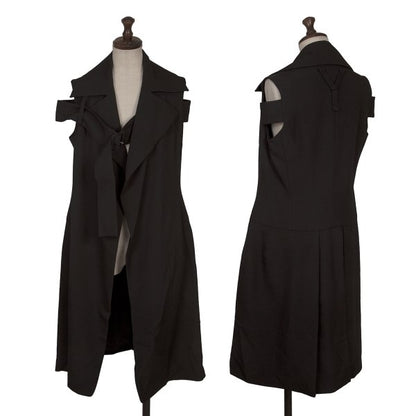 Yohji Yamamoto FEMME 04AW Wool Gabardine Jacket Black Size 1