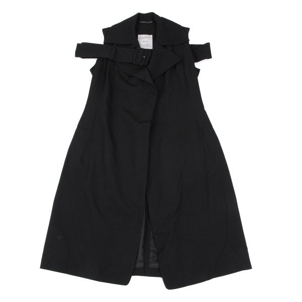Yohji Yamamoto FEMME 04AW Wool Gabardine Jacket Black Size 1