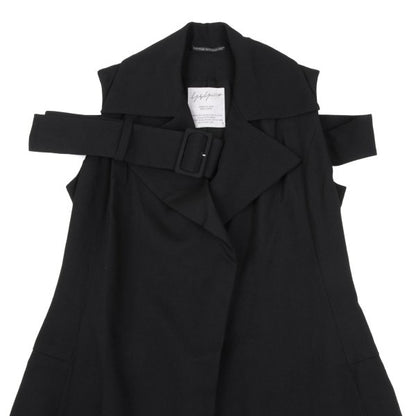 Yohji Yamamoto FEMME 04AW Wool Gabardine Jacket Black Size 1