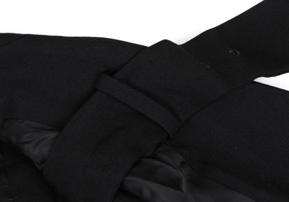 Yohji Yamamoto FEMME 04AW Wool Gabardine Jacket Black Size 1